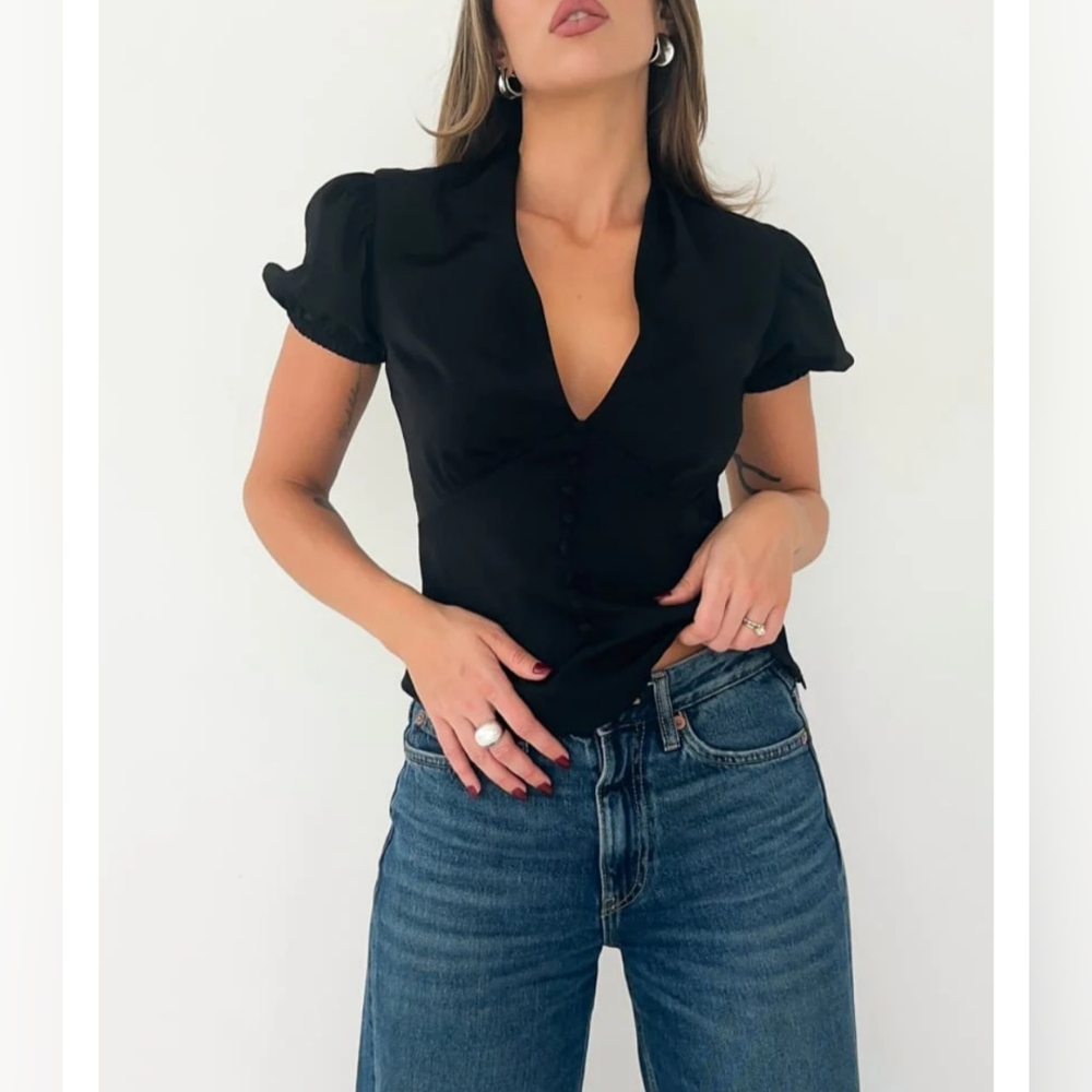 NWT Anthropologie Rumored Mainline Top - 10